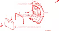 PROTEGE JAMBES pour Honda NE 50 VISION de 1990