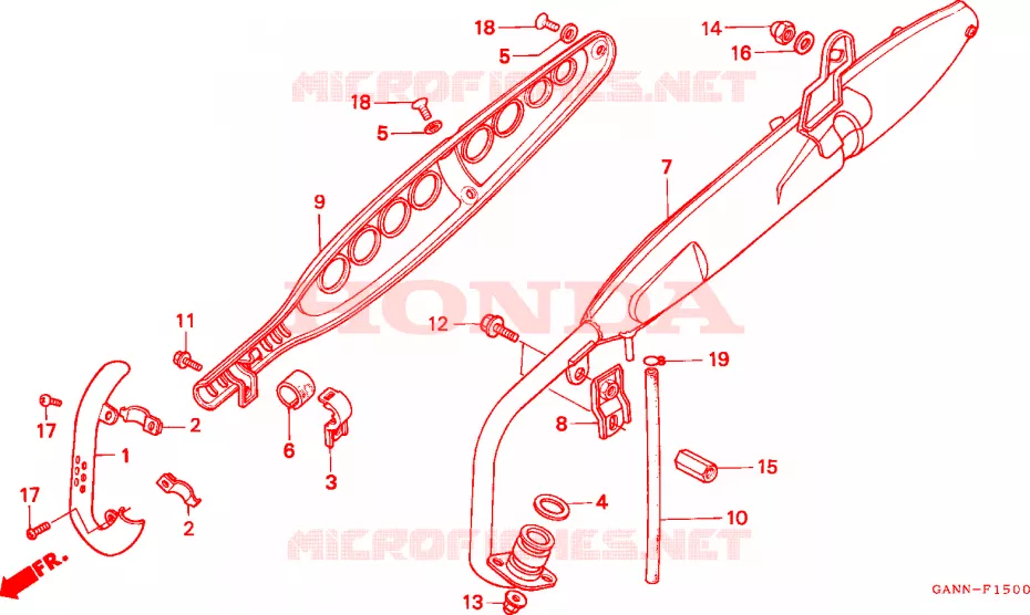 SILENCIEUX D'ECHAPPEMENT Honda MOTO 50 DAX 1994  ST50R