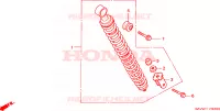 AMORTISSEUR ARRIERE pour Honda BALI 50 MOPED de 1998