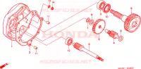 BOITE DE VITESSES pour Honda BALI 50 MOPED de 1998