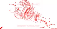 ROUE ARRIERE pour Honda BALI 50 MOPED de 1998