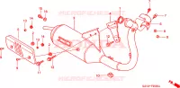 SILENCIEUX D'ECHAPPEMENT pour Honda BALI 50 MOPED de 1998