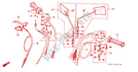 LEVIER DE GUIDON/COMMUTATEUR/CABLE(C50SP/C50ST) pour Honda CUB 50 STANDARD RED de 1994