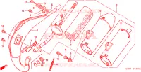 ECHAPPEMENT Chassis 85 honda-moto CR 2004 F__1500