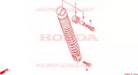 AMORTISSEUR ARRIERE pour Honda SFX 50 de 1995