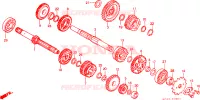 BOITE DE VITESSES pour Honda CR 80 R de 1989