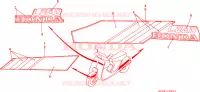 MARQUE(1) pour Honda LEAD 50 Kumamoto factory de 1990