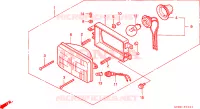 PROJECTEUR(NH80MDR/MSR) pour Honda NH 80 de 1994