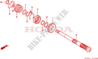 AXE DE KICK pour Honda CRF 70 de 2011