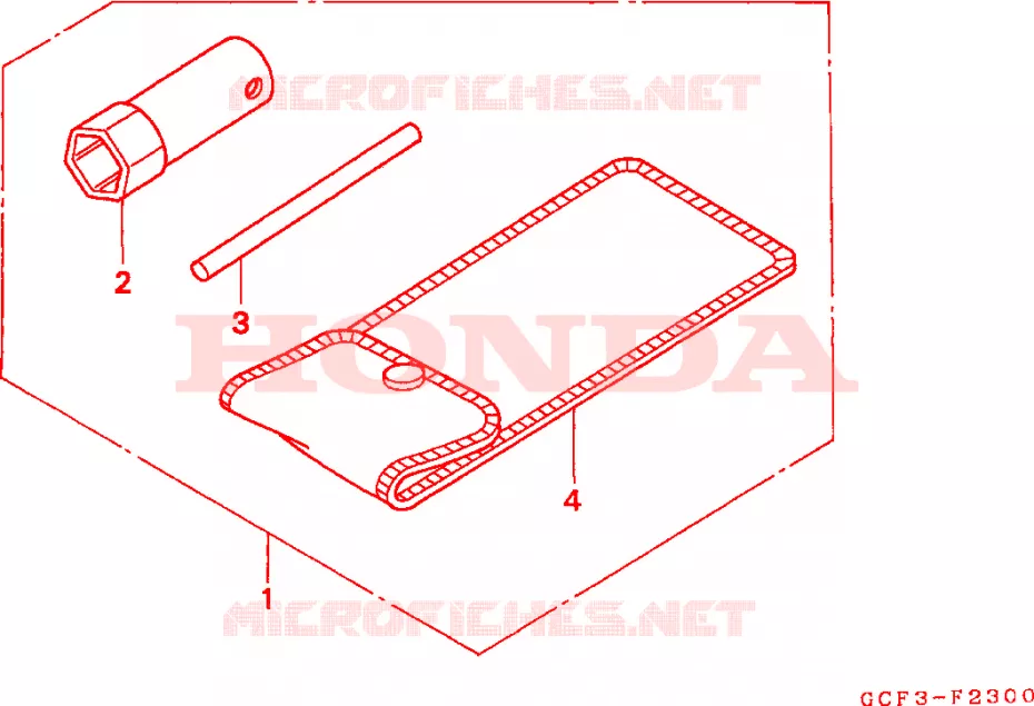 OUTIL Honda MOTO 70 XR 1998  XR70RW