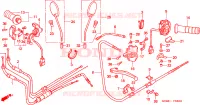 LEVIER DE GUIDON   CABLE   COMMODO pour Honda SKY 50 de 2001