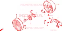 PHARE pour Honda SKY 50 de 2001