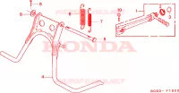 BEQUILLE pour Honda SKY 50 de 2000