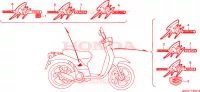 MARQUE(2) pour Honda SKY 50 de 2000