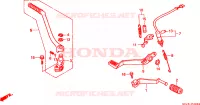 PEDALE   KICK pour Honda NSR 50 de 1997