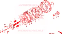 EMBRAYAGE pour Honda NSR 50 de 1995