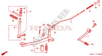 PEDALE DE FREIN   KICK pour Honda XR 50 de 2000