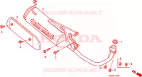 SILENCIEUX D'ECHAPPEMENT  pour Honda ZOOMER 50 DELUXE de 2010