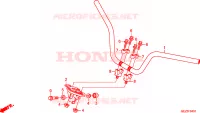 TUYAU DE GUIDON(NPS508/9) pour Honda ZOOMER 50 DELUXE de 2010