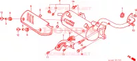SILENCIEUX D'ECHAPPEMENT (SH75P/S/DP/DS) pour Honda SH 75 de 1993