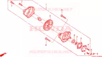 POMPE A HUILE pour Honda XR 80 de 2003