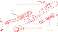 SILENCIEUX D'ECHAPPEMENT pour Honda XR 80 de 2003