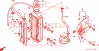 RADIATEUR pour Honda CR 80 R de 1990