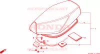 SELLE pour Honda WALLAROO 50 de 1991
