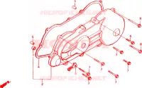COUVERCLE GAUCHE pour Honda VISION MET IN 50 de 1988