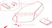 SELLE pour Honda VISION MET IN 50 de 1988