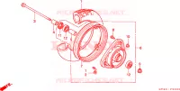 ROUE AVANT pour Honda VISION MET IN 75 de 1993