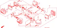 CLIGNOTANT pour Honda CRM 50 de 1993
