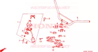 GUIDON   TE DE FOURCHE pour Honda CRM 50 de 1993
