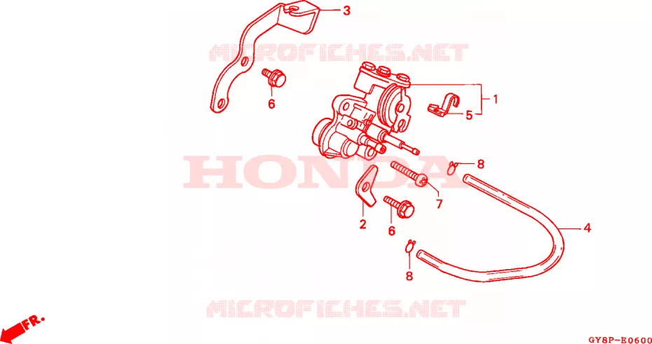 POMPE A HUILE Honda MOTO 50 CRM 1993  CRM50RP