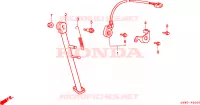BEQUILLE pour Honda CRM 50 MOPED de 1996