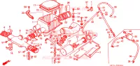 FILTRE A AIR pour Honda FOURTRAX 350 4X4 de 1987