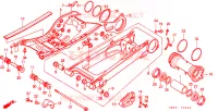 BRAS OSCILLANT(1) pour Honda FOURTRAX 250 R de 1986