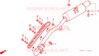SILENCIEUX D'ECHAPPEMENT pour Honda FOURTRAX 125 de 1987