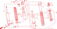 AMORTISSEUR AVANT pour Honda TRX 300 FOURTRAX de 1990
