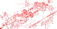 ARBRE PRIMAIRE AVANT  pour Honda TRX 300 FOURTRAX 4X4 de 1990