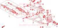 ARTICULATION/BRAS AVANT  pour Honda TRX 300 FOURTRAX 4X4 de 1990