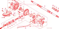 COUPLE CONIQUE pour Honda TRX 300 FOURTRAX de 1990