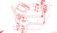 GUIDON   CONTACTEUR A CLE pour Honda TRX 300 FOURTRAX de 1990