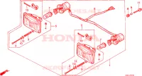 PHARE pour Honda TRX 300 FOURTRAX de 1990