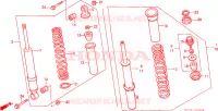 AMORTISSEUR AVANT pour Honda TRX 300 FOURTRAX de 1992