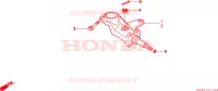ARBRE DE ROUE  pour Honda TRX 300 FOURTRAX de 1992