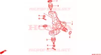 ARBRE DE ROUE  pour Honda TRX 300 FOURTRAX de 1993