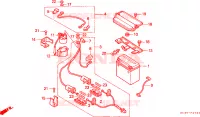 BATTERIE pour Honda TRX 300 FOURTRAX 4X4 de 1994