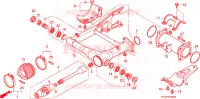 BRAS OSCILLANT pour Honda TRX 300 FOURTRAX 4X4 de 1994