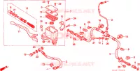 MAITRE CYLINDRE DE FREIN AVANT pour Honda TRX 300 FOURTRAX de 1992